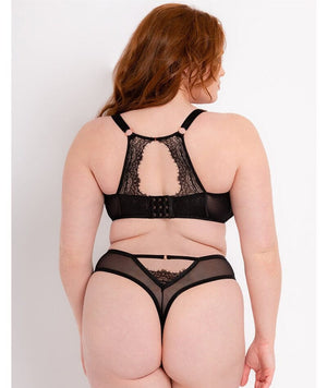 thumbnailScantilly Exposed High Waist Thong - Black Knickers 