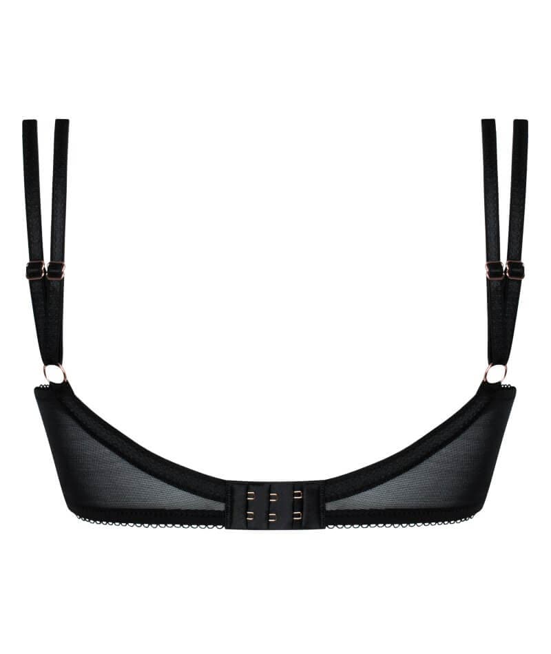 Scantilly Fallen Angel Balcony Bra - Black Bras 