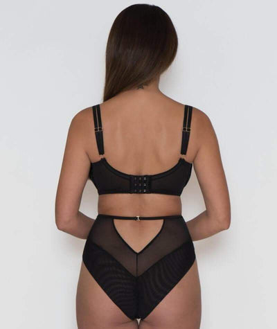 Scantilly Fallen Angel Balcony Bra - Black Bras