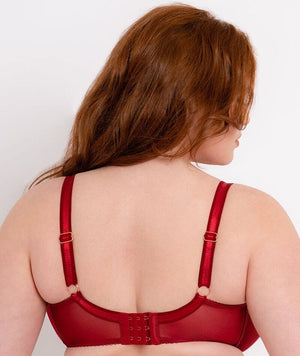 Scantilly Unchained Plunge Bra - Deep Red Bras 