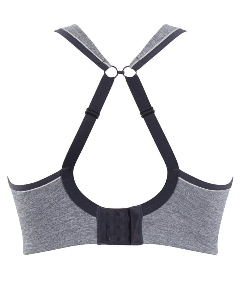 Sculptresse Non Padded Underwired Sports Bra - Charcoal Marle Bras 