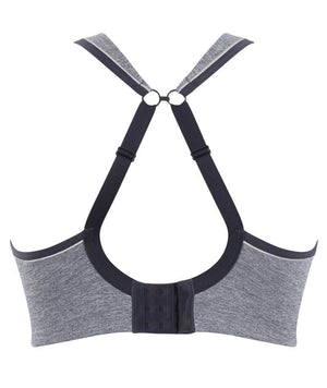 thumbnailSculptresse Non Padded Underwired Sports Bra - Charcoal Marle Bras 
