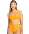 Sea Level Casablanca Retro High Waist Bikini Brief - Sunflower Swim