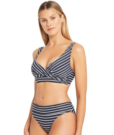 Sea Level Chamarel Roll Down Band Bikini Brief - Night Sky Swim