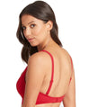 Sea Level Essentials Cross Front B-DD Cup Bikini Top - Red Swim