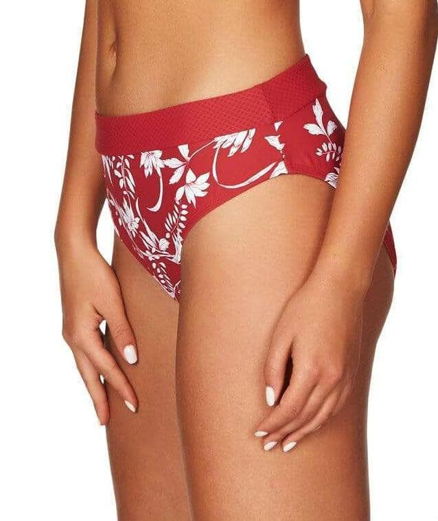 Sea Level Maui Mid Band High Leg Bikini Brief - Paprika Swim 