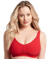 Sea Level Messina E-F Cup Bralette With Hidden Underwires - Red