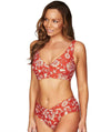 Sea Level Namaste Twist Band Mid Bikini Brief - Tuscan Sun Swim