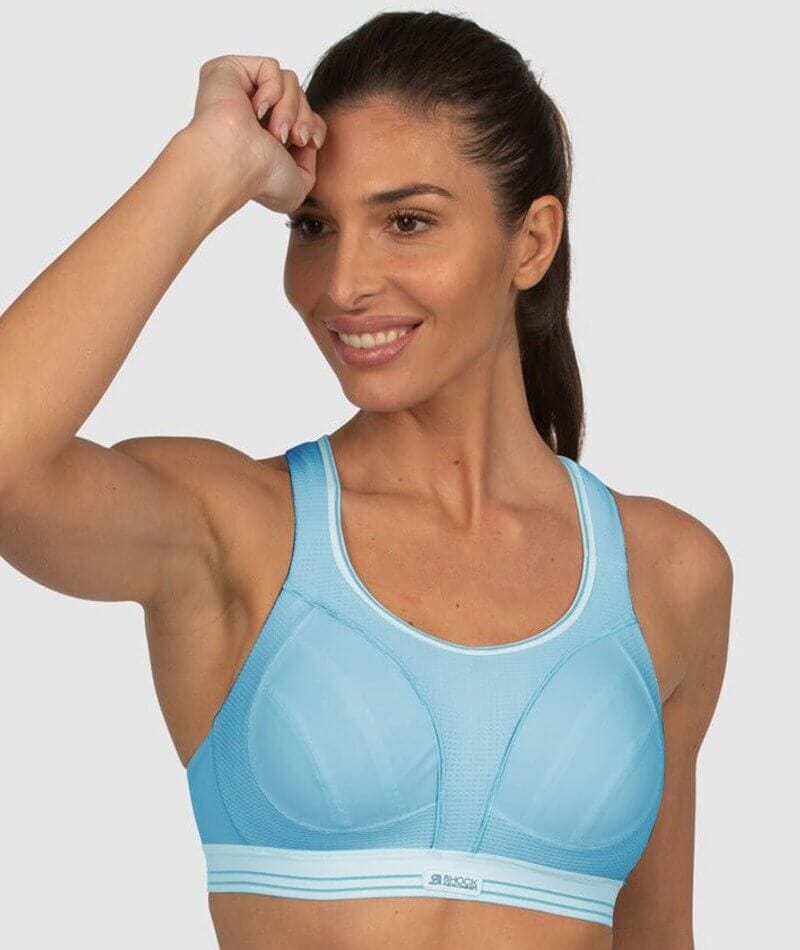 Shock Absorber Ultimate Run Sports Bra - Light Blue - Curvy