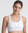Shock Absorber Ultimate Run Wire-Free Sports Bra - White/Silver Swatch Image
