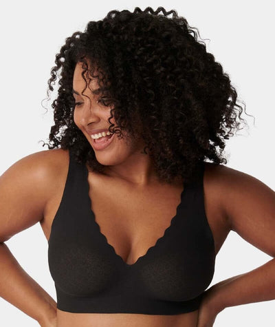 Sloggi ZERO Feel Lace Bralette - Black Bras