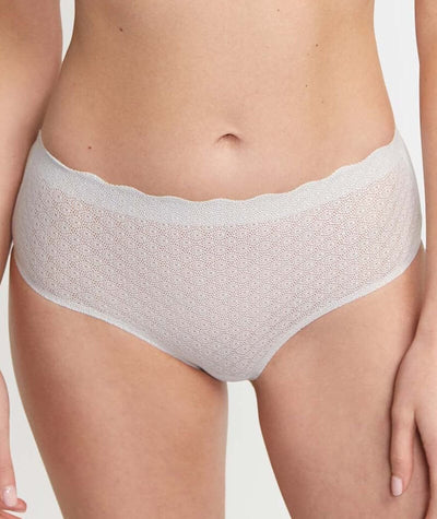 Sloggi ZERO Feel Lace High Waist Brief - Angora Knickers