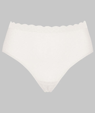 Sloggi ZERO Feel Lace High Waist Brief - Angora Knickers