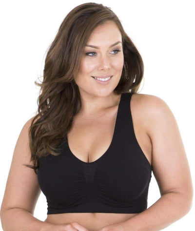 NEW - Sonsee High Back Comfort Bra - Black Bras