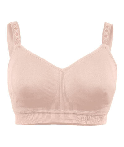 Sugar Candy Fuller Bust Seamless F-HH Cup Lounge Bra - Nude Bras