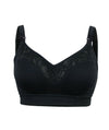 Sugar Candy Lux Fuller Bust Seamless F-HH Cup Nursing Bra - Black Bras