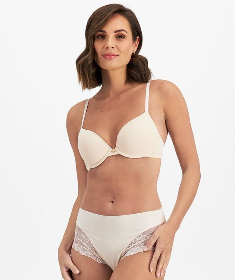 Temple Luxe by Berlei Smooth Level 1 Push Up Bra - New Pastel Rose Bras 