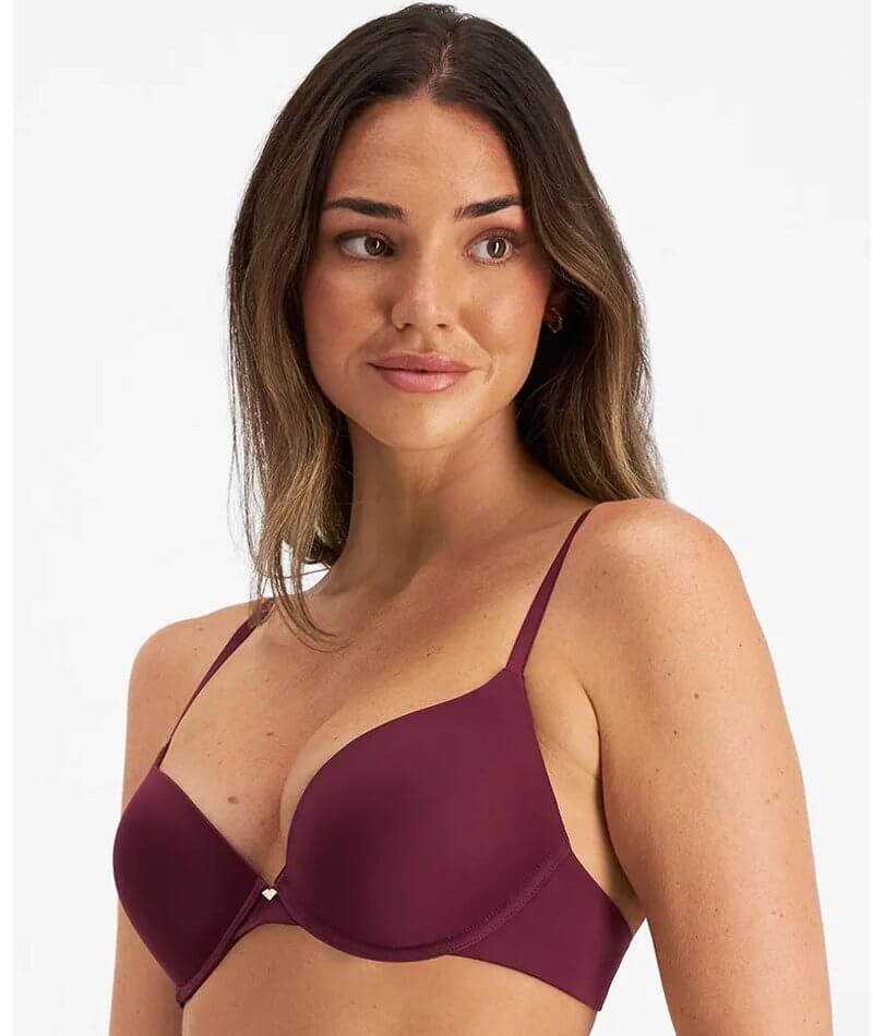 Temple Luxe by Berlei Smooth Level 1 Push Up Bra - Rhubarb Bras 