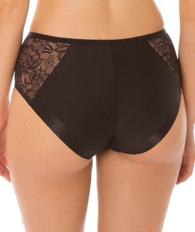 Triumph Amourette Charm High-Cut Maxi Brief - Black Knickers