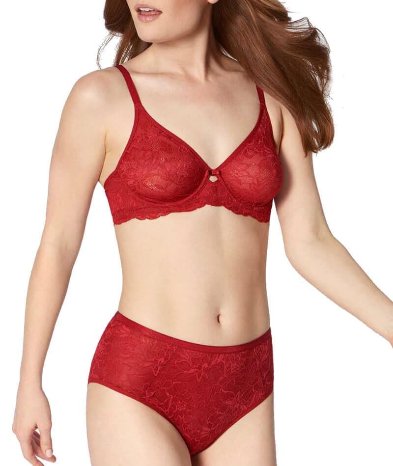 Triumph Amourette Charm Non-Padded Bra - Spicy Red - Curvy