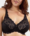 Triumph Amourette 300 Lacy Bra - Black Bras 16C