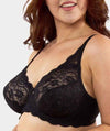 Triumph Amourette 300 Lacy Bra - Black Bras