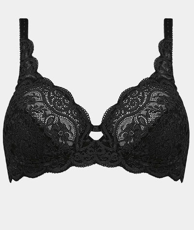 Triumph Amourette 300 Lacy Bra - Black Bras