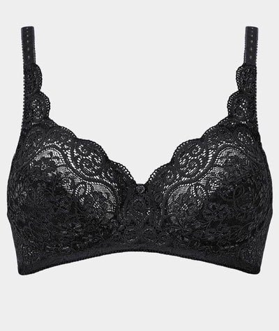 Triumph Amourette 300 Wire-Free Bra - Black Bras