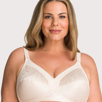 Triumph Kiss of Cotton Wire-free Bra - Fresh Powder