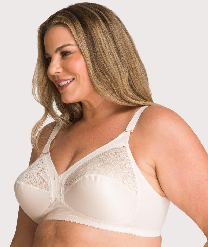 Triumph Kiss of Cotton Wire Free Bra - Fresh Powder Bras 