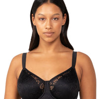 Triumph Lacy Minimizer Bra - Black