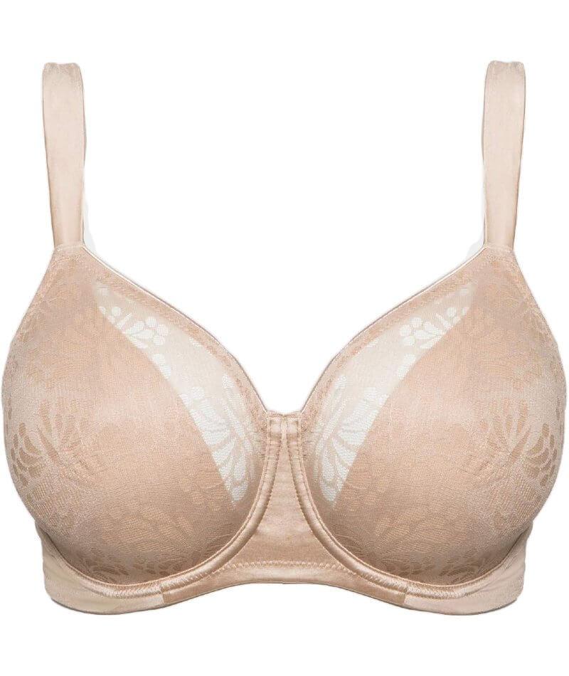Triumph Lacy Minimizer Bra - New Beige Bras 