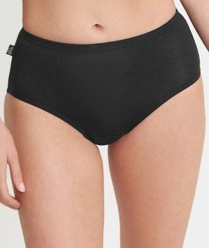 Triumph Sloggi Hikini 2 Pack Midi Brief - Black Knickers 12 