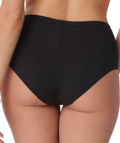 Triumph Smart Natural Maxi Brief - Black Knickers