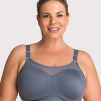 Triumph Triaction Control Lite Minimiser Sports Bra - Grey