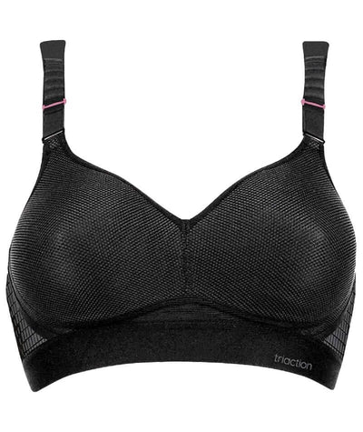 Triumph Triaction Hybrid Lite Wire-free Sports Bra - Black Bras