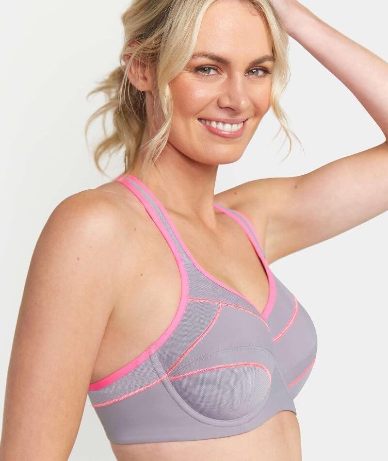 Triumph Triaction Performance Sports Bra - Quicksilver - Curvy