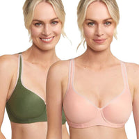 Triumph Triaction Racerback 2 Pack - Pink/Green