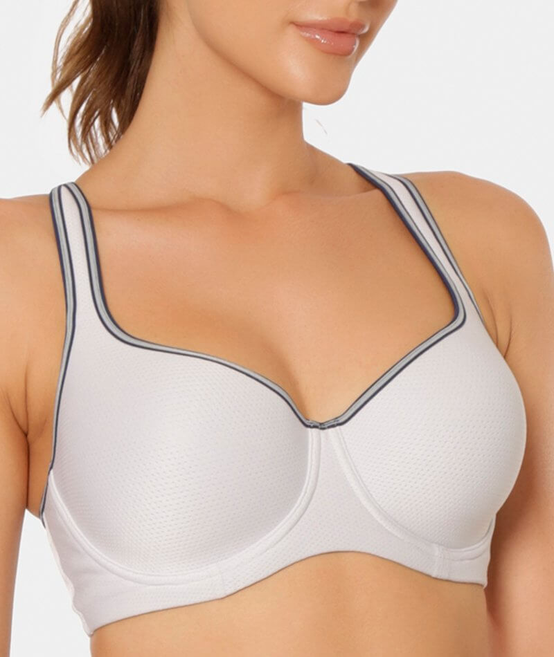 Triumph Triaction Racerback Sports Bra - Platino - Curvy