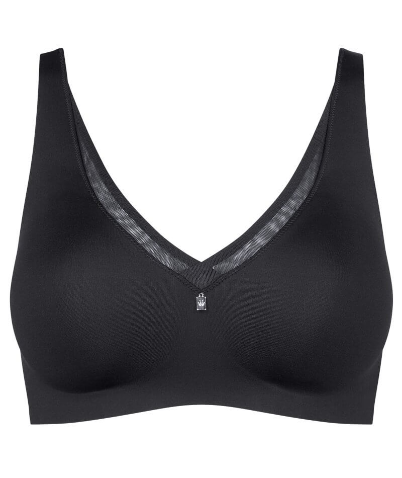 Triumph True Shape Sensation Minimiser Wire-free Bra - Black Bras 