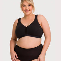 Underbliss Invisibliss No Show Seamless Full Brief - Black