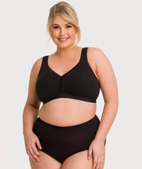 Underbliss Invisibliss No Show Seamless Full Brief - Black