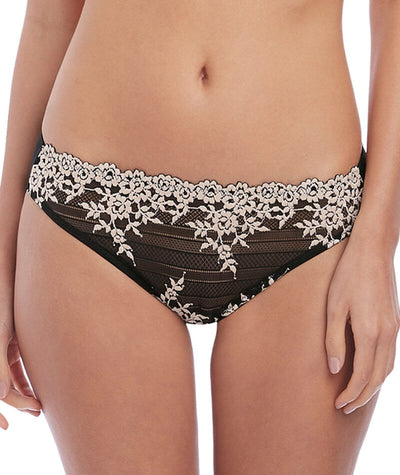 Wacoal Embrace Lace Bikini Brief - Black Knickers