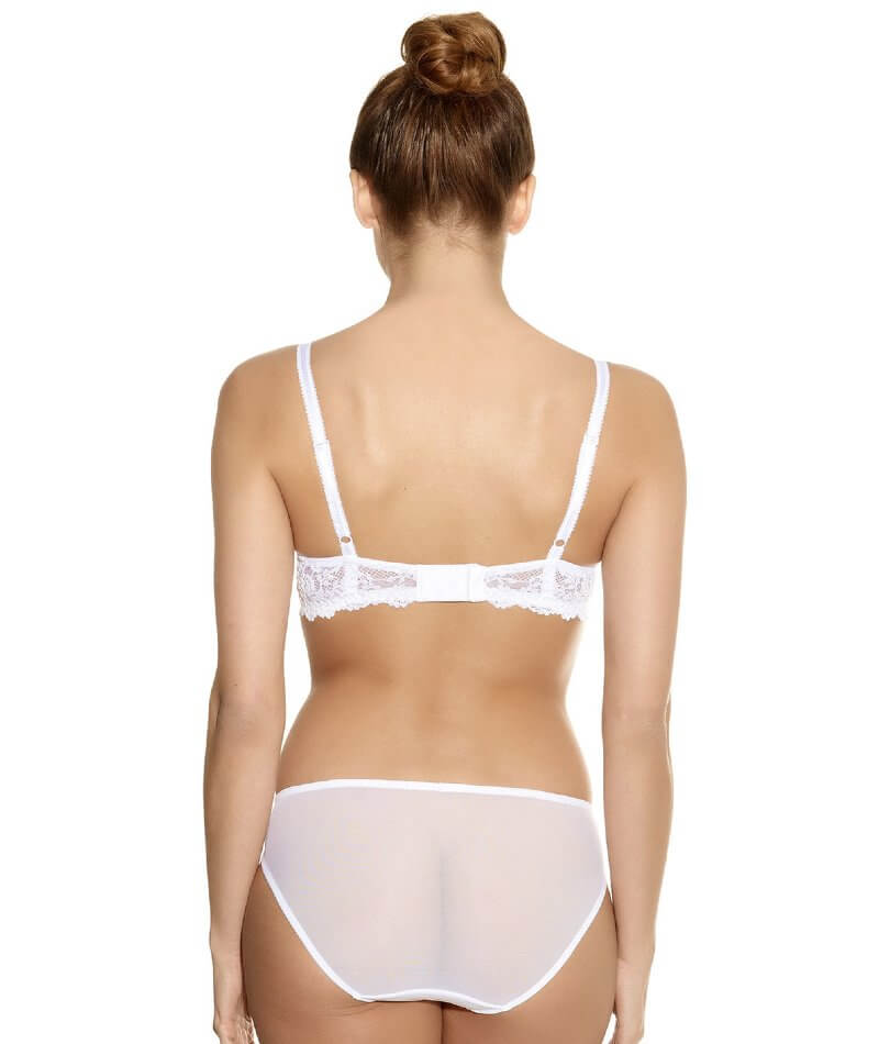 Wacoal Embrace Lace Bikini Brief - Delicious White Knickers 