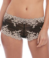 Wacoal Embrace Lace Boy Short - Black Knickers