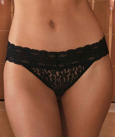 Wacoal Halo Lace Bikini Brief - Black Knickers