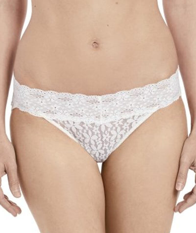 Wacoal Halo Lace Bikini Brief - Ivory Knickers