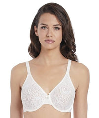 Wacoal Halo Lace Moulded Underwire Bra - Ivory