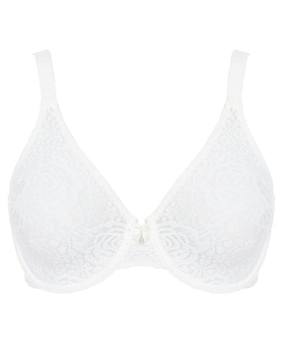Wacoal Halo Lace Moulded Underwire Bra - Ivory Bras