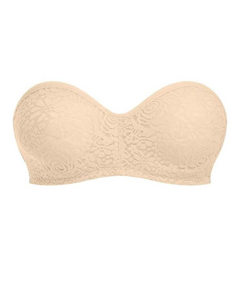 NEW Wacoal [ 34H US ] Respect Strapless Bra in Praline Nude #T183